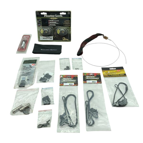 Assorted Firearms and Archery Accessories