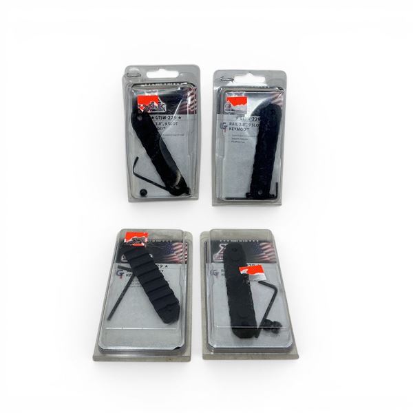 GrovTec 3.8", 9 Slot Keymod Rail X 4 Qty