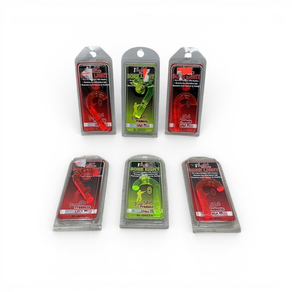 Assorted Pro-Shot Handgun/ Rifle Chamber Bore Lights X 6 Qty
