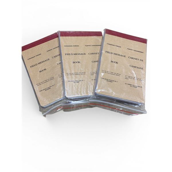 3x Canadian Forces Notepad
