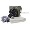 Image 1 : 1x CZ Gas Mask Set With Filter and Chemical Hazmat Suit In Size 2 Medium - Condition New