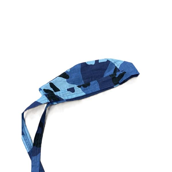 12 x Parklands Head Wraps Sky Blue Camo