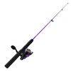 Image 1 : Zebco Dock Demon 30", 1 Pc Medium Spinning Combo, Purple, New