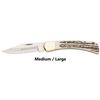 Image 1 : Winchester Large Stag Lockback Knife, 3.8" Blade, New