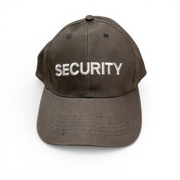 Security Cap Black One Size Fits Most with Adjustable Loop back