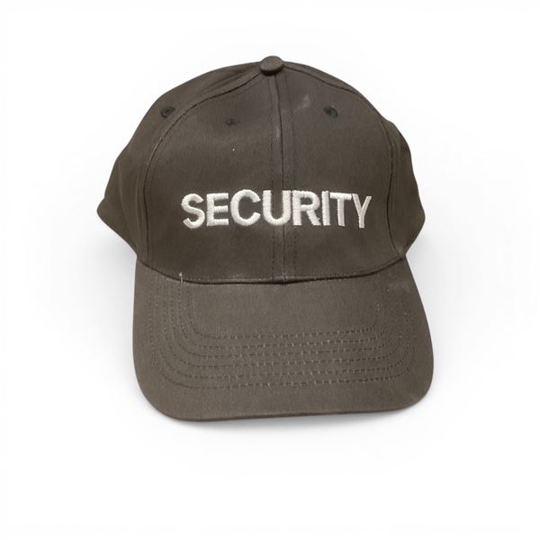 Security Hat, Black OSFM with Adjustable Loop Back