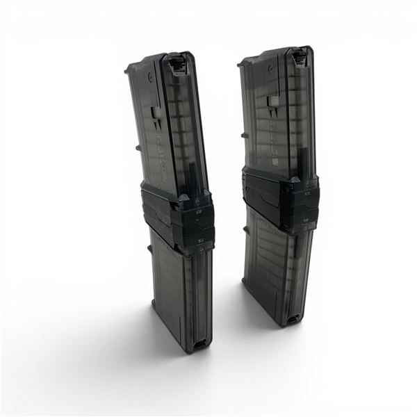 Cross Industries AR15 5.56x45 Caliber Pistol Magazine on Coupler X 2.