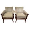 Image 1 : Pair of Bombay Co. Arm Chairs with Beige Upholstery