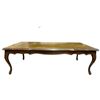 Image 1 : Vintage Rectangular Wood Coffee Table in the French Provincial Style with Cabriole Legs (22" x 49" x