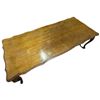 Image 2 : Vintage Rectangular Wood Coffee Table in the French Provincial Style with Cabriole Legs (22" x 49" x