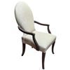Image 2 : 1940s Arm Chair Reupholstered in Natural Linen Look Upholstery