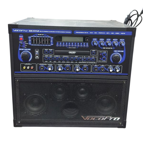 VocoPro GIG Star Multi-Format Karaoke Entertainment System