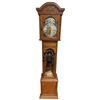 Image 1 : Wood Cased Westminster Grandfather Clock with Pendulum & Weights (10" x 15" x 73" tall)
