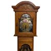 Image 2 : Wood Cased Westminster Grandfather Clock with Pendulum & Weights (10" x 15" x 73" tall)