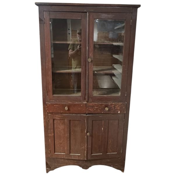 Rustic Wood Farmhouse Cabinet (17" x 36" x 73" tall)