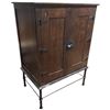 Image 2 : Pier 1 Impots Entertainment Cabinet with Metal Hinges, Pulls & Rail (26" x 39" x 55" tall)