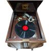 Image 3 : RCA Victor Gramophone in Wood Case on Casters (22" x 18" x 41" tall) No sound horn