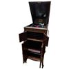 Image 4 : RCA Victor Gramophone in Wood Case on Casters (22" x 18" x 41" tall) No sound horn