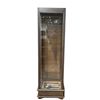 Image 1 : Tall Interior Lit Tower Display Cabinet with 4 Glass Walls - (24" x 24" x 84" tall)
