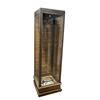 Image 2 : Tall Interior Lit Tower Display Cabinet with 4 Glass Walls - (24" x 24" x 84" tall)