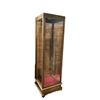 Image 2 : Tall Interior Lit Tower Display Cabinet with 4 Glass Walls - (24" x 24" x 84" tall)