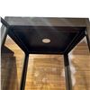 Image 3 : Tall Interior Lit Tower Display Cabinet with 4 Glass Walls - (24" x 24" x 84" tall)