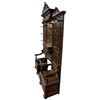 Image 5 : Large Renaissance Revival Hall Stand With Storage Under Seats (17" D x 62" W x 89" H) Missing one c