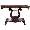 Image 2 : Lyre Base Victorian Style Console Table