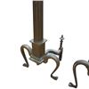 Image 3 : Vintage Pair of Brass Fireplace Andirons Height