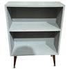 Image 1 : Vintage Grey Storage Shelf with Mid Century Adjustable Legs
