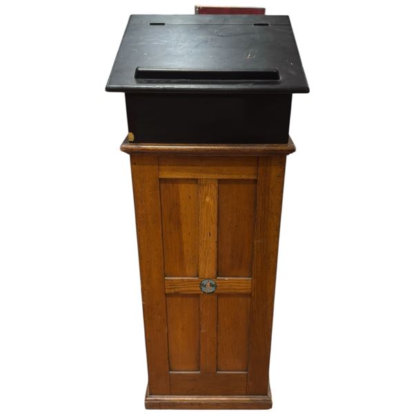 Speakers Podium with Black Top and Early 21st Century Base Top is Removable