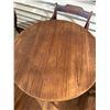 Image 2 : Wooden Pub Style Round Top Pedestal Base Dining Table & Two Regency Style Chairs