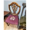 Image 2 : Duncan Phyfe Style Dining Chair Embroidered Seat Cushion