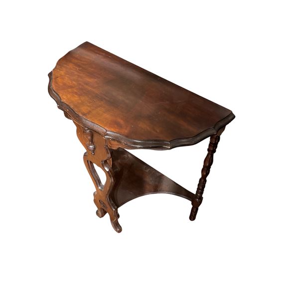 Vintage Demilune Side Table