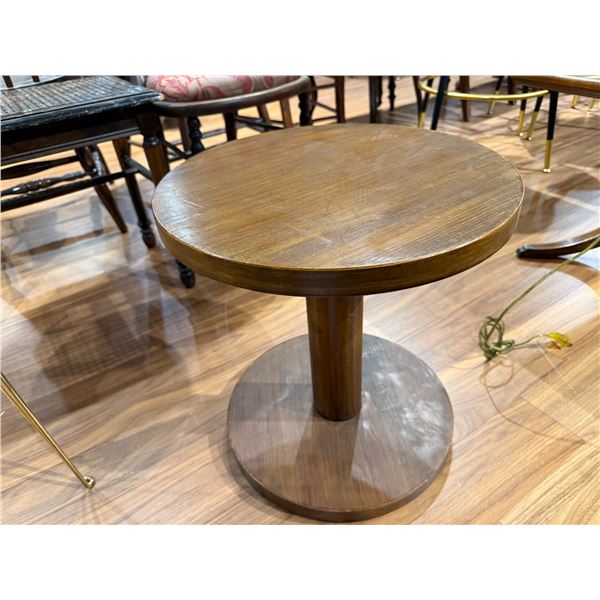 Wooden Spool Style Small Plant Stand Side Table Diameter