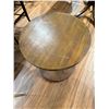 Image 2 : Wooden Spool Style Small Plant Stand Side Table Diameter
