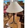 Image 1 : Rustic Metal Based Table Lamp (32" tall)