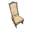 Image 1 : Vintage Wicker Rocking Chair with Wood Frame