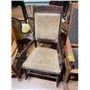 Image 2 : Victorian Oak Platform Rocking Chair