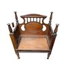 Image 1 : Victorian Hall Bench * Seat is not original (20" x 33" x 45" tall at the back)