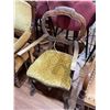 Image 2 : Louis XIV Style Wood Carver Chair with Modern Upholstery Seat