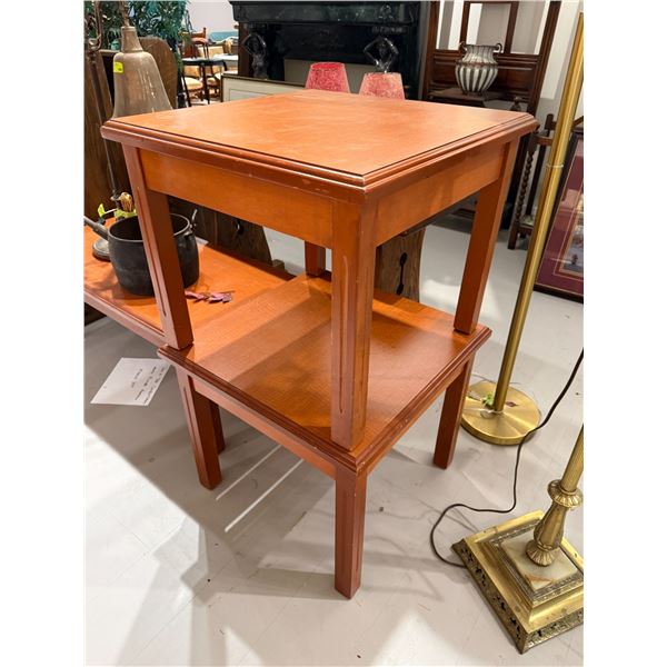 Modern 3 Piece Coffee Table Set (Table is 20" x 42" x 18" tall * End Tables are 24" x 24" x 22" tall