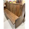 Image 2 : Dark Stained Pine Pew/Bench * 6 Feet Long