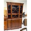 Image 1 : Vintage Break Front China Cabinet (15" x 40" x 71" tall) * All one piece - top does not come  off  f