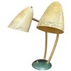 Image 1 : 1960s Double Shade Gooseneck Desk Lamp