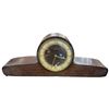 Image 1 : Vintage Mauthe German Mantle Clock with Floating Balance - Has Key