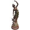 Image 1 : Bronze Patinated "Amphitrite" Statue * Replica of Auguste Moreau Design (19" tall)