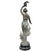 Image 3 : Bronze Patinated "Eglantine" Statue * Replica of Auguste Moreau Design (21" tall)