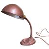 Image 1 : Vintage Gooseneck Coppertone Desk Lamp with Cast Metal Base