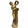 Image 1 : Callipygian Venus Statue * 23" Tall * Molded and Gold Painted